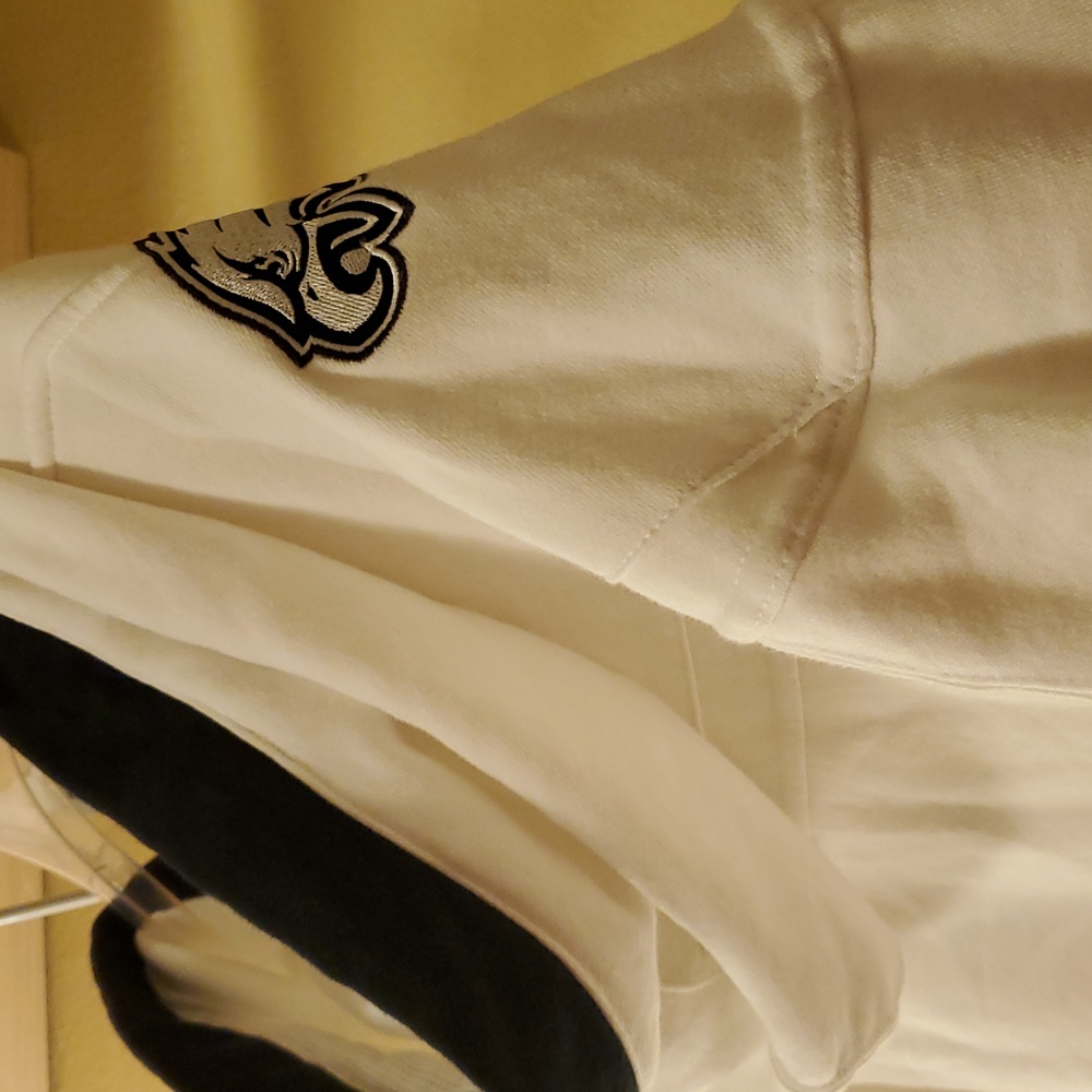 47 Brand Philadelphia Eagles Historic White Superior Lacer Hood Sz XXL - Picture 8 of 11